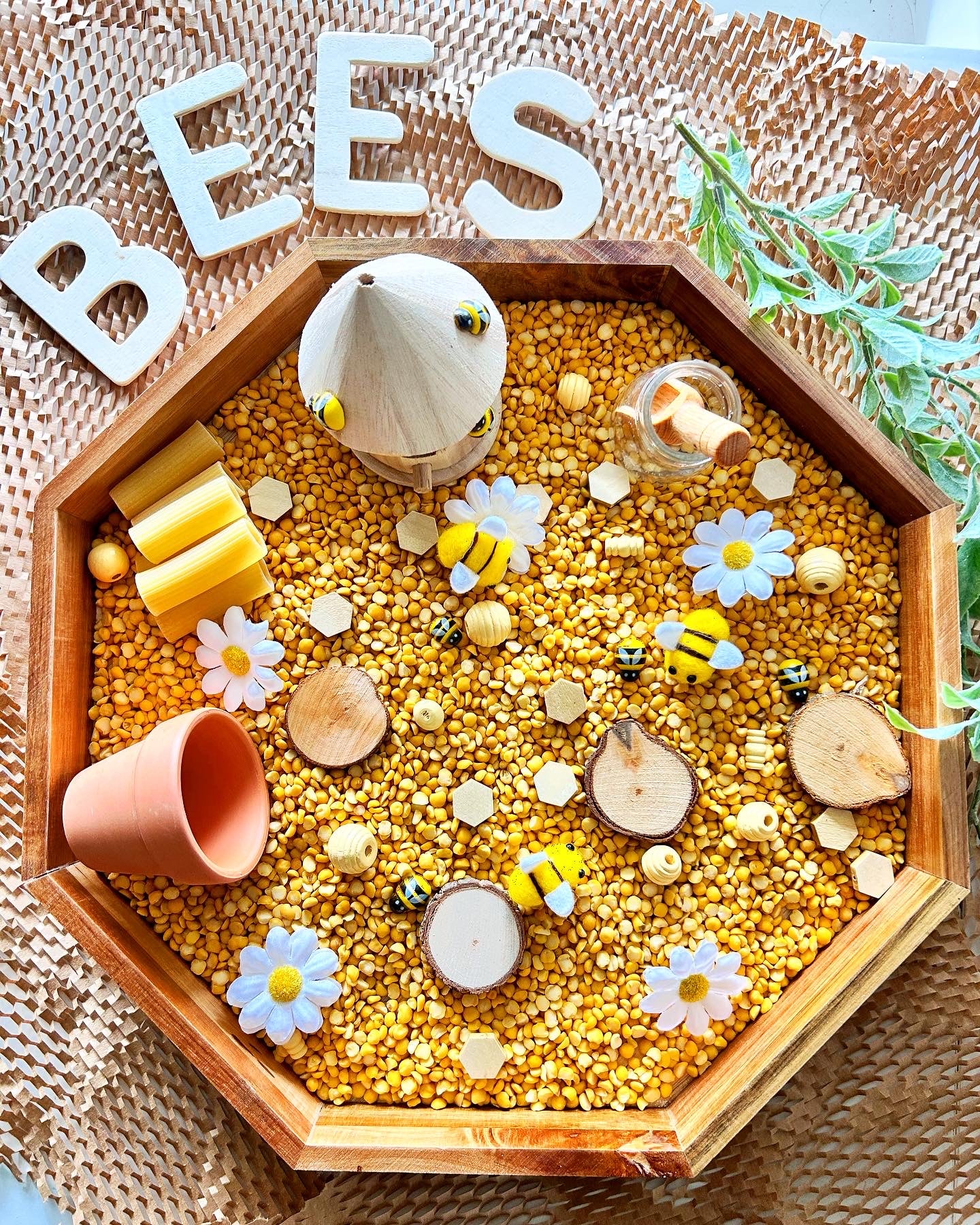 Honey and Bees sensory kit – traysforplays